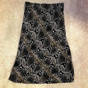 Animal Print Skirt